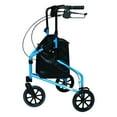 thumbnail image 1 of Lumex 609201B 3 Wheel Cruiser Lightweight Adjustable Rollator, Bondi Blue, 1 of 6