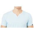 thumbnail image 3 of X RAY JEANS Mens Basic V-Notch Neck Short Sleeve T-Shirt, Light Blue, XL, 3 of 3