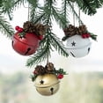 thumbnail image 1 of Xihbxyly Juego de Adornos para Árbol de Navidad, Decoración Brillante En Dorado, Blanco y Rojo, Diseño Realista, Ideal para Fiestas, Fácil de Colgar, Tamaño 8 X 6 X 6 Cm., 1 of 3