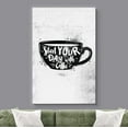 thumbnail image 2 of wall26 Canvas Wall Art - Vintage Style Cofee Art Start Your Day with Coffee - Giclee Print Gallery Wrap Modern Home Art Ready to Hang - 24x36 inches, 2 of 5
