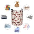 thumbnail image 6 of Balery Mushroom Round Laundry Basket with Handles Waterproof Freestanding Laundry Hamper for Clothes Toys in the Dorm and Family-Medium, 6 of 8