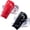 Red and Black, variant on 2 Pairs Soccer Shin Guards with Compression Sleeves – Breathable Ultra-Lightweight Protective Pads for Youth, Teens, Boys, Girls, and Adults