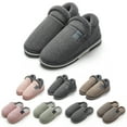 thumbnail image 2 of Winter Slides Thickened Non-skid Unisex Closed Back Sandals Slip on Slippers, 2 of 10
