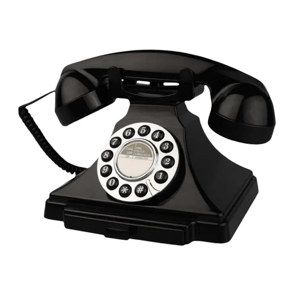 tamizeot Audio Guest Book Wedding Phone Recorder Lasting Memories With Guest Messages Audio Message Record Recording Phone Party Black 22.5x16.4x18cm