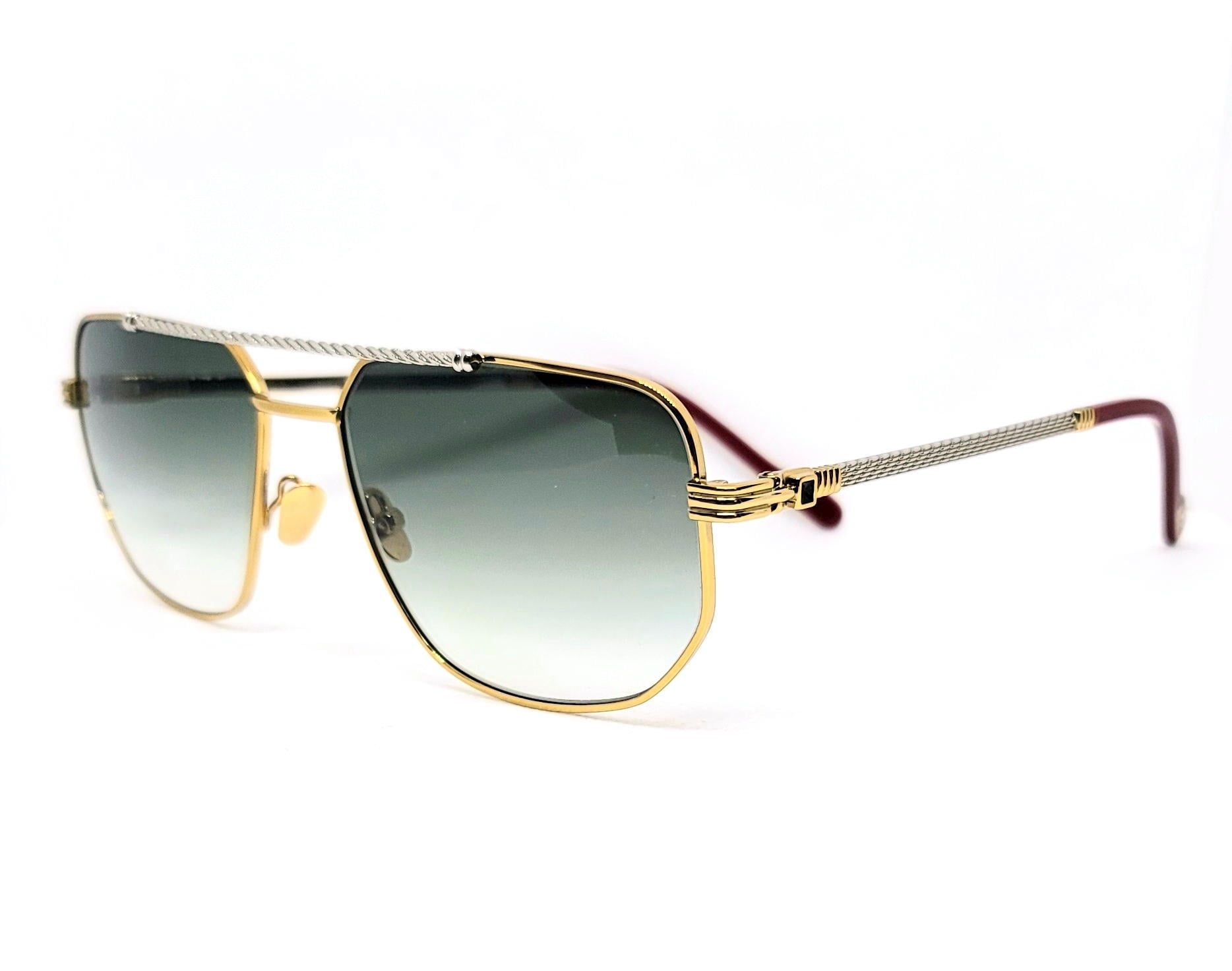 COPY - NEW PORTA ROMANA VINTAGE MOD.1532 AS SEEN … Porta Romana Vintage Sunglasses Model 1532 (Two Tone Green  main image 4
