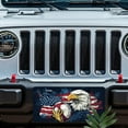thumbnail image 5 of License Plate, Eagle with Rugby Ball Decorative Front,Personalized Stainless Steel License Plate Cover For Men Women,12.2" X 6.2", 5 of 6