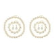 thumbnail image 4 of Qarigey de cristal de imitación de perlas de diamantes de imitación, collar ajustable clásico, pendientes, juegos de joyas de Tipo 1 2piezas, 4 of 6