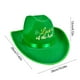 thumbnail image 3 of Decoraciones para el Día de San Patricio Sombreros de San Patricio con luz Sombrero de terciopelo verde para el Día de San Patricio Accesorios de fiesta para el Día de San Patricio Sombrero verde para, 3 of 7