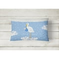 thumbnail image 2 of Carolines Treasures VHA3012PW1216 Its a Baby Boy Fabric Decorative Pillow  12H x16W multicolor, 2 of 3