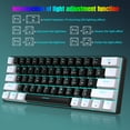 thumbnail image 4 of HXSJ V900 RGB Mechanical Gaming Keyboard - 61 Keys - High-Quality Blue Switches - Durable and Compact Design - Multiple Lighting Modes - Ergonomic and User-Friendly - Compatible with Windows and Mac O, 4 of 7