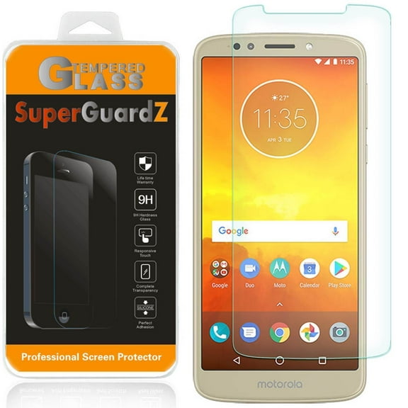 [2-Pack] For Motorola Moto E5 Plus / Moto E5 Supra - SuperGuardZ Tempered Glass Screen Protector, Anti-Scratch, 9H Hardness, Anti-Bubble, Anti-Shock