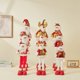 thumbnail image 2 of Nuevos artículos de decoración navideña, figuritas retráctiles de Papá Noel, muñeco de nieve, juguetes de alce, muñeco de tela de lentejuelas de felpa, decoraciones navideñas, 2 of 4