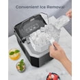 thumbnail image 3 of Máquina de hielo Silonn para encimera portátil, 26 kg/día, autolimpiante, 3 of 7