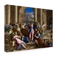 thumbnail image 3 of El Greco 'Christ driving out the money changers from the temple' Canvas Art, 3 of 5