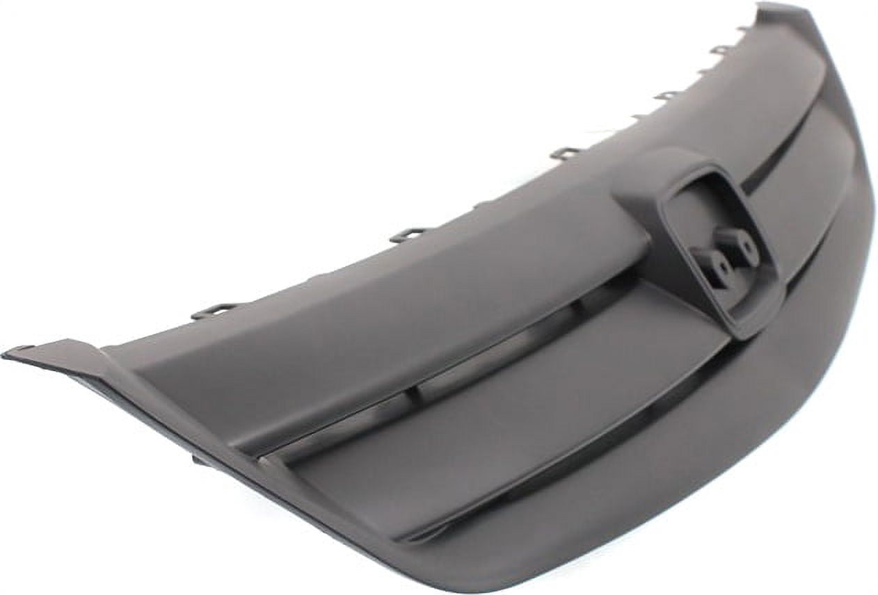 Grille Assembly Compatible With 2001-2003 Honda Civic Sedan Painted Black Shell and Insert
