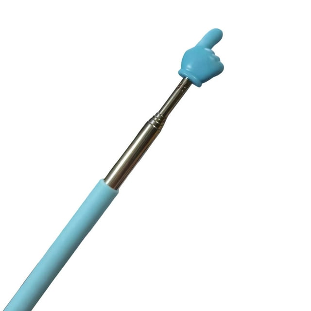 CSChome Bâton de Doigt Extensible Rétractable Pointeur de Doigt Télescopique, Mini Présentateur Portatif pour Tableau Blanc