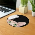thumbnail image 5 of WIRESTER 7.88 in Round Mouse Pad with Non-Slip Rubber Base for Computers, Laptop, Office & Home - Animal Cream Sphynx Kitten Cat, 5 of 5