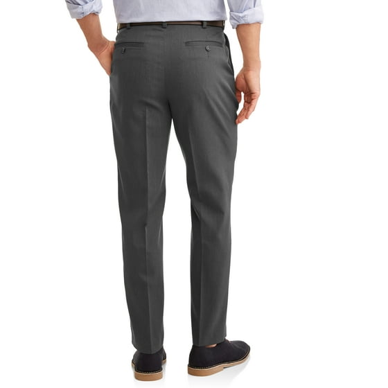 George - George Mens Performance Comfort Flex Suit Pants - Walmart.com