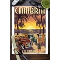 thumbnail image 3 of Cambria, California, Woodies and Sunset (9x12 Wall Art Print, Home Decor), 3 of 3