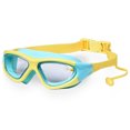 thumbnail image 2 of Gafas de natación Gafas de natación para niños profesionales Antiniebla suave con tapones para los oídos JShteea El nuevo, 2 of 5