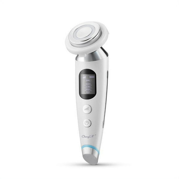 Beauty Device，2 in 1 &4 modes Ultrasonic Massage Beauty Instrument，5 gear Adjustable，Photot herapy for skin rejuvenation，Double-heads Use