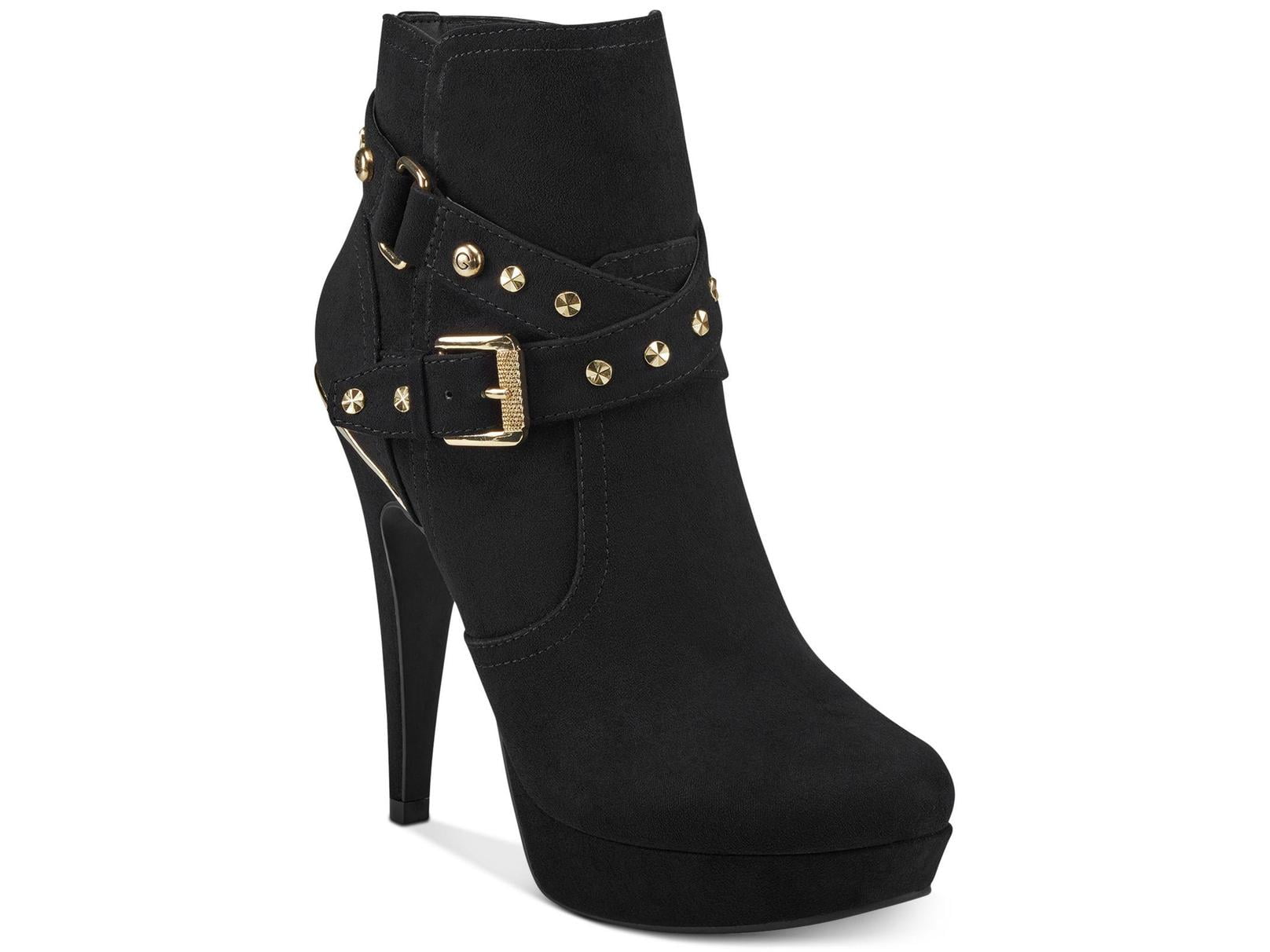 guess high heel ankle boots