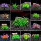 thumbnail image 1 of Simulación de paisajismo de pecera, algas marinas, micro paisaje carnoso, decoración, césped acuático de plástico, suministros para acuarios, 1 of 5