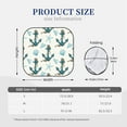 thumbnail image 3 of Wukai Anchors And Shells Car Front Windshield Sun Shade,Sun Visor Shield Block Automotive Interior Protector Blocks UV Rays-Large, 3 of 6