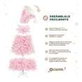 thumbnail image 3 of Árbol Navidad Pino Navideño Gorro de Santa Esquimal Rosa 2.1m + Esfera Escarchada, 3 of 6