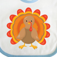 thumbnail image 4 of Inktastic Thanksgiving Turkey Boys or Girls Baby Bib, 4 of 4