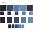 thumbnail image 1 of Jean Fabric Adhesive Patches Square Rectangular Oval DIY Patches Jean Patches for Universal Trim Clothes Repair Kit, Type 1, 1 of 8