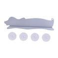 thumbnail image 2 of DOLITY Sink Baffle Plate Portable Cartoon Dog Shape Water Screen Silicone for Dish Washing Kitchen gray, 2 of 9