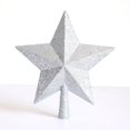 thumbnail image 1 of Pentagrama de plástico para vacaciones, estrella superior del árbol de Navidad de Belén para Navidad, fiesta en casa, decoración al aire libre, 25cm, 1 of 4