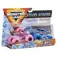 thumbnail image 2 of Monster Jam, Official Sparkle Smash Vs. Ice Cream Man Color-Changing Die-Cast Monster Trucks, 1:64 Scale, 2 of 5