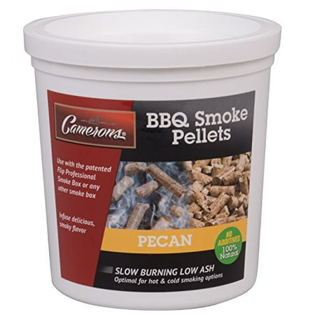 Bbq Bucket (Camerons Smoking Wood Pellets (Pecan)- Kiln Dried BBQ Pellets- 100% All Natural Barbecue Smoker Chips- 1 Pint)