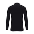 thumbnail image 6 of Fashion Plus Size Long Sleeve Shirts for Mens Lapel Button Striped Loose Casual d Shirt Clearance Under 5$!, 6 of 6