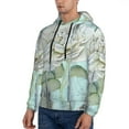 thumbnail image 3 of Lsque Vintage Rose1 Pattern Casual Men's Hoodie,Hooded Sweatshirt with Kangaroo Pocket,Pullover Hoodie-3X-Large, 3 of 7