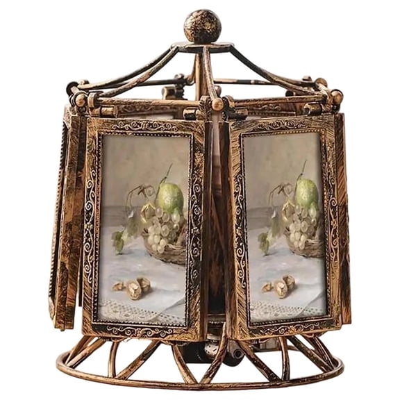 Wedding Picture Frame Vintage Decoration Home Photo Frame Ornaments Living Room Desk Windmill Carousel Frames