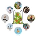 thumbnail image 5 of Xecao St. Patrick's Day3 Pattern Sports Drawstring Backpack - String Swim Gym Bag with Wet Proof Pocket for Women&Men-Small, 5 of 5