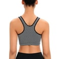 thumbnail image 6 of FUTATA Women's Wireless Post-Op Bra Front Zipper Sports Bra, Push Up Sports Bra Tube Top, Yoga Fitness Workout Running Yoga Bra With Removable Pads, 6 Colors Available, 6 of 7