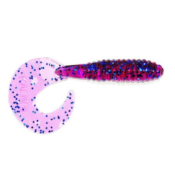 Kalin's 3G10-300 Lunker Grub Electric Blue, 3"
