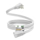 thumbnail image 1 of Cable de extensión EP SPT-3, resistente, calibre 14, 3 puntas, 6 pies, 1 of 7