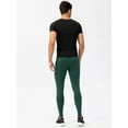 thumbnail image 3 of TFixol Mallas deportivas para hombre con bolsillos Cintura elástica Cordón Tapered Running, 3 of 8