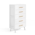 thumbnail image 5 of Asofer Bedroom Furniture Sets - Includes 5 Drawer Dresser & 6 Drawer Dresser, White, 5 of 12