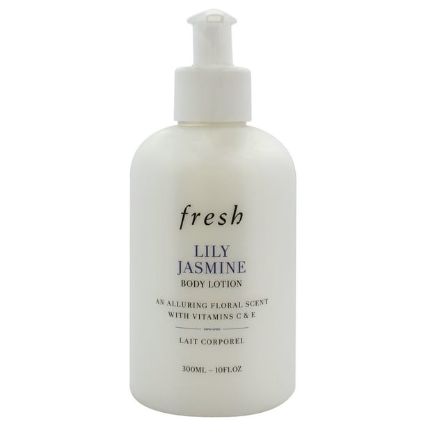Loción corporal Lily Jasmine de Fresh para mujeres - Loción corporal de 10 oz