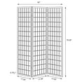 thumbnail image 6 of Privacy Screen Porch & Den Natural 3-Panel Room Divider Folding Shoji Screen,Partition Screen, 6 of 6