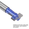 thumbnail image 5 of Uxcell 7/16" 5/8" Dia 6mm Shank Keyhole T-Slot Router Bit Set with 1/2" to 6mm Router Collet Adapter, 5 of 5