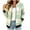 Green, variant on Tqcoqu Jackets for Women 2026 Lightweight Bomber Jacket Plaid Flannel Coat, Zip Up Long Sleeve Short Warm Coat with Pockets,Women's,Size S-XXL