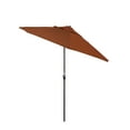 thumbnail image 2 of California Umbrella 9' Casa Olefin Tilt Crank Lift Patio Umbrella in Terracotta, 2 of 6
