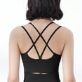 thumbnail image 4 of IROINNID Savings Cross-Back Bra for Women Sports Bras Ladies Sports Bras Shockproof Large Size No Steel Rings Bra Yoga Fitness,Black, 4 of 6